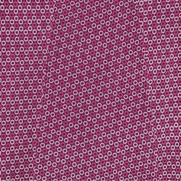 Covington XL Tank Top Shirt Purple Geometric Sleeveless Round Neck Sheer Stretch - Picture 2 of 7